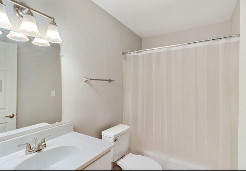 Bathroom after renovation