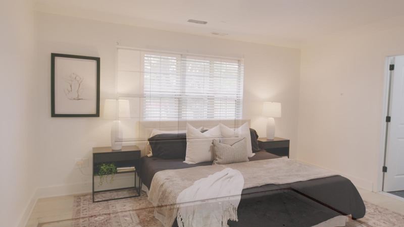 Bedroom after renovation