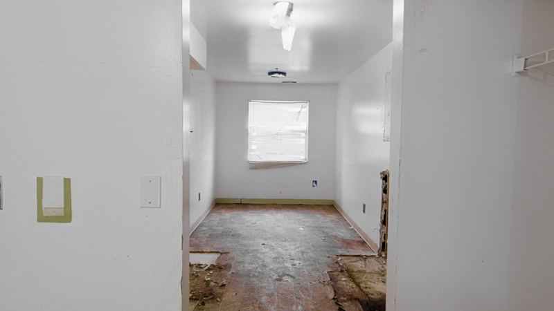 Bedroom before renovation